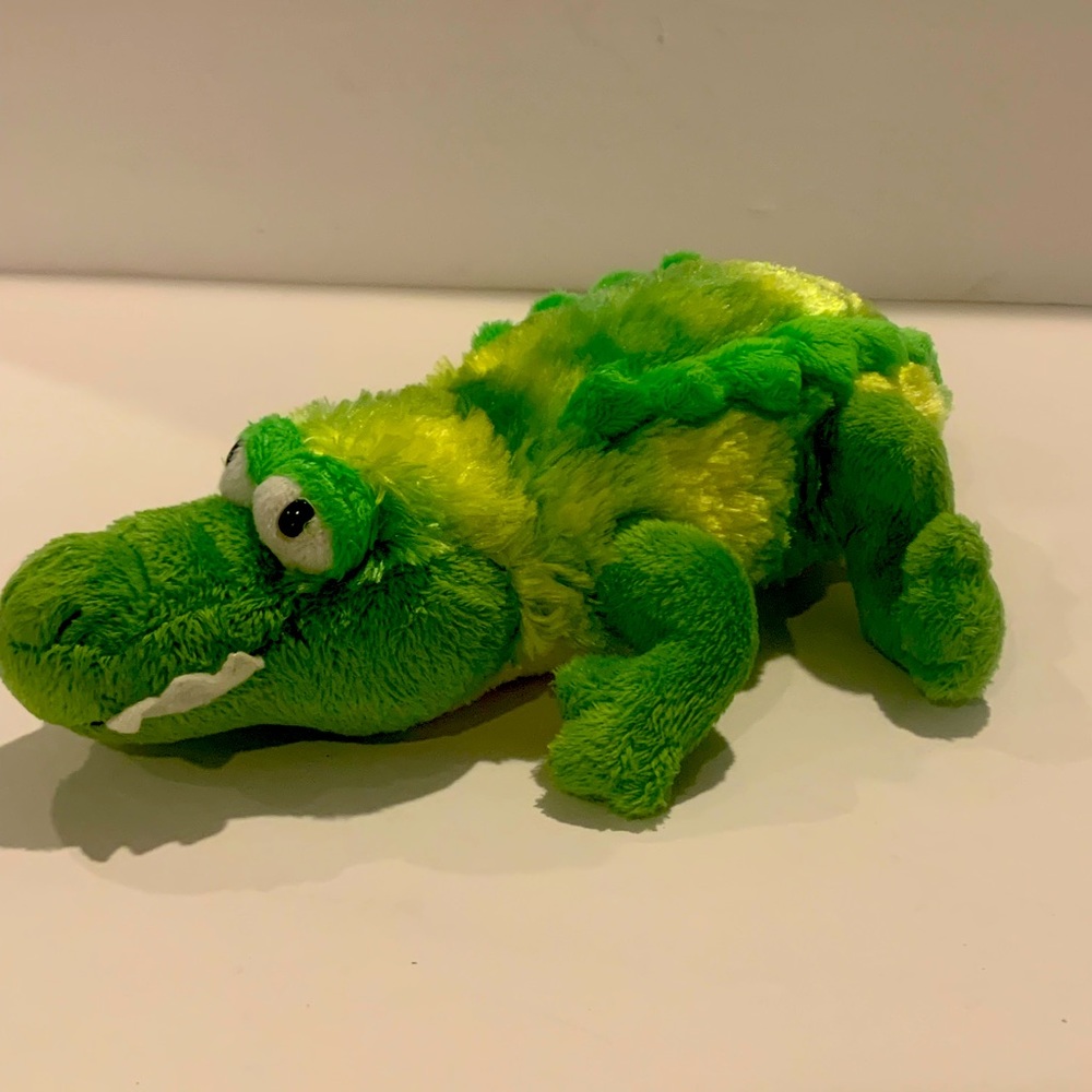GANZ Webkinz Crocodile HM215 Stuffed Animal Plush Green 14" No Code Pre-owned